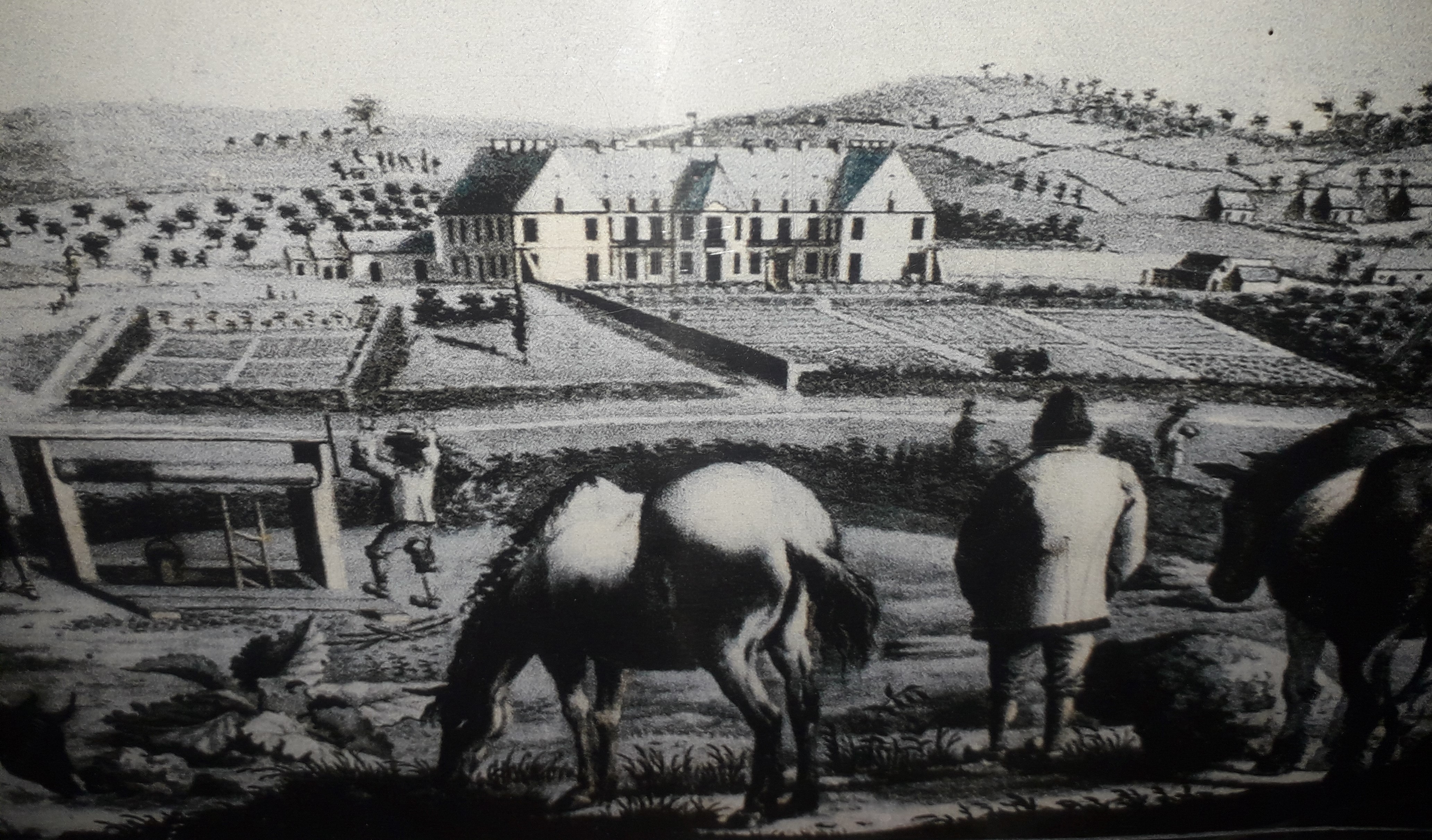 Château des Mines en 1799. Source : Photo personnelle de l’auteur à partir d’un document privé.