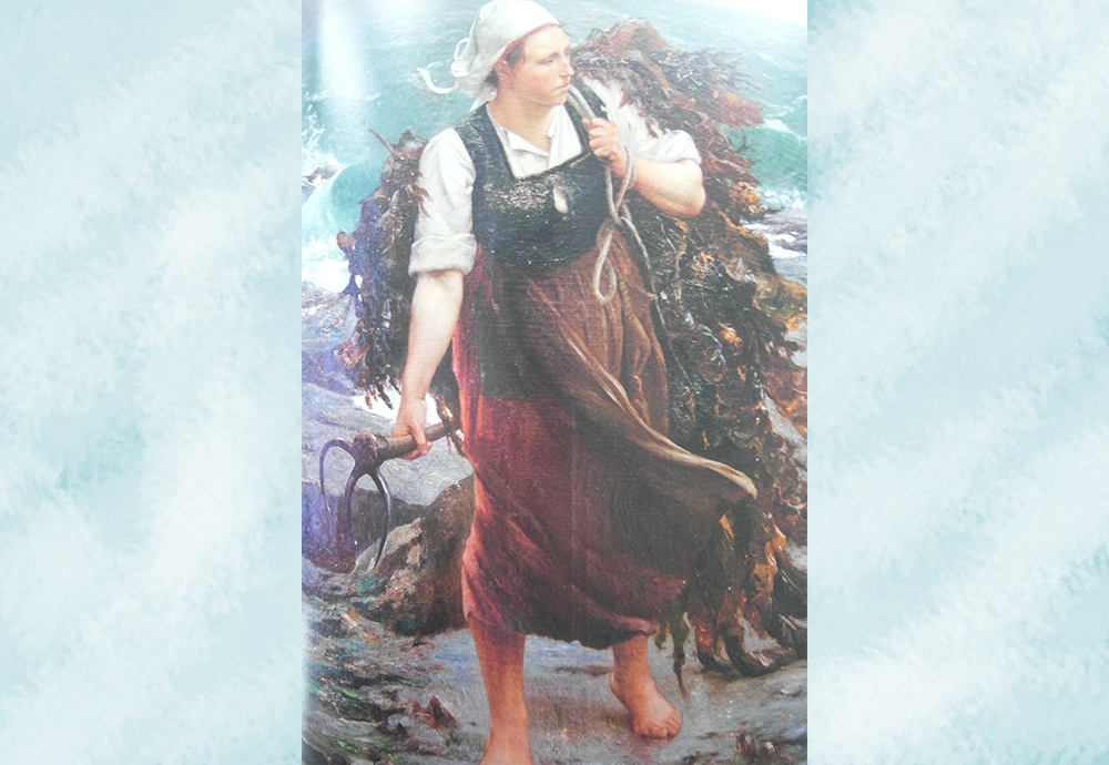 La ramasseuse de goémon, d’Alfred Guillou,1899. Tableau conservé au musée des Jacobins, Morlaix.