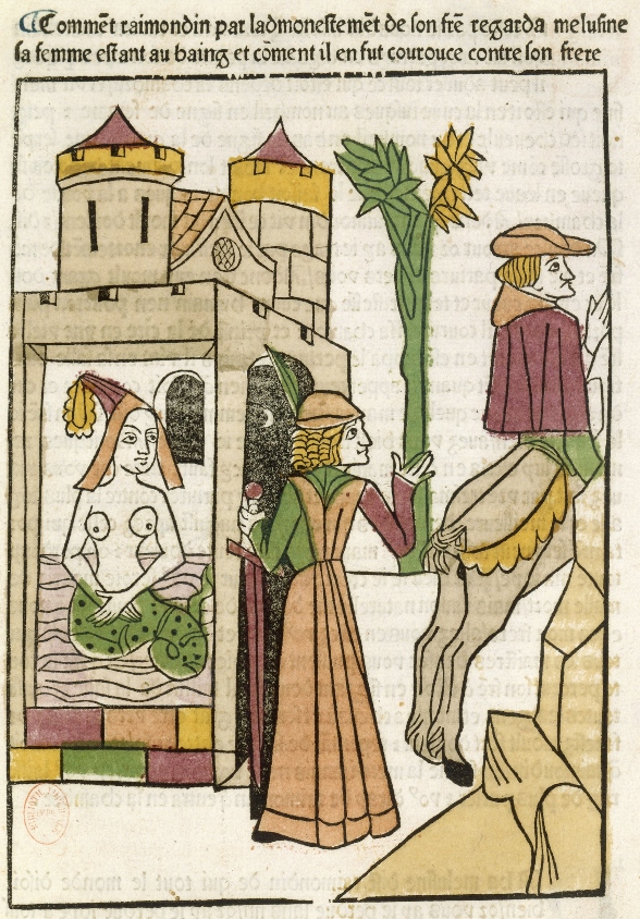 Mélusine. Crédit : Livre de Mélusine de Jean d’Arras, 1478, BNF