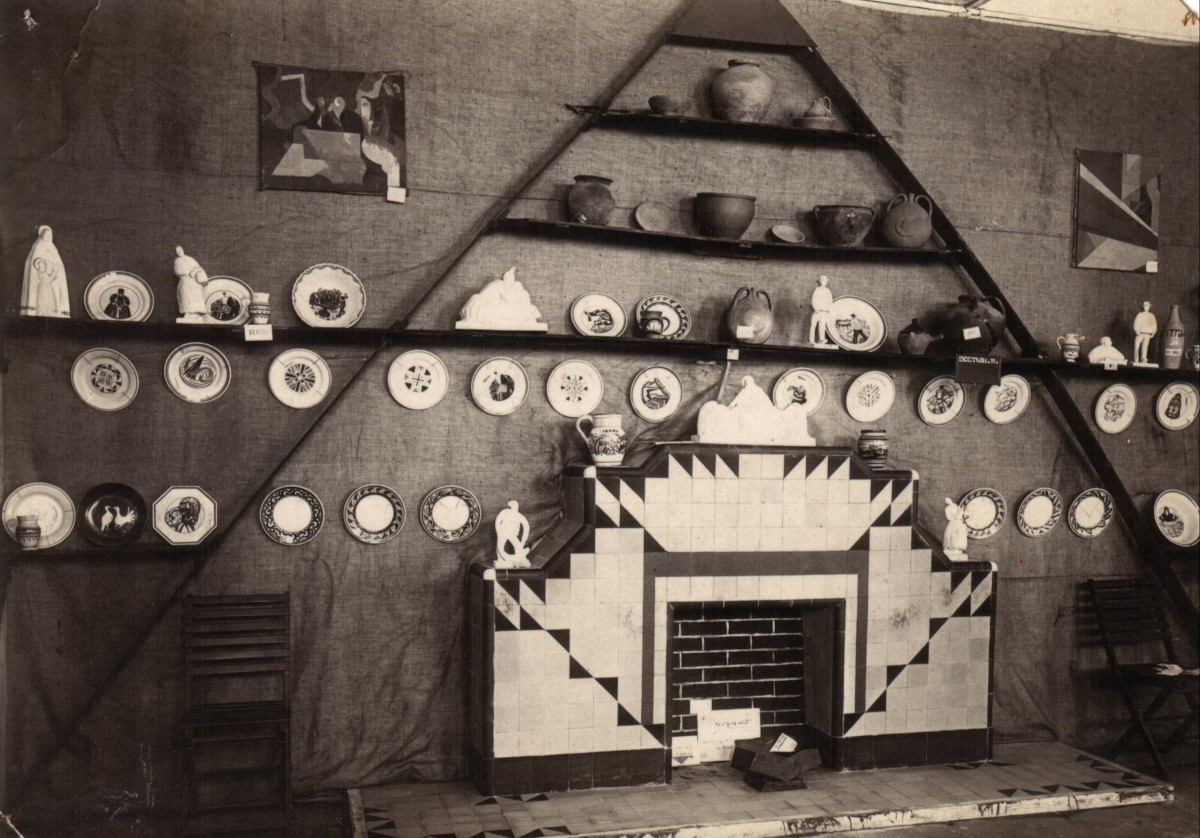 Anonyme. Exposition à Saint-Nazaire, 1927. Photographie. Collection particulière.