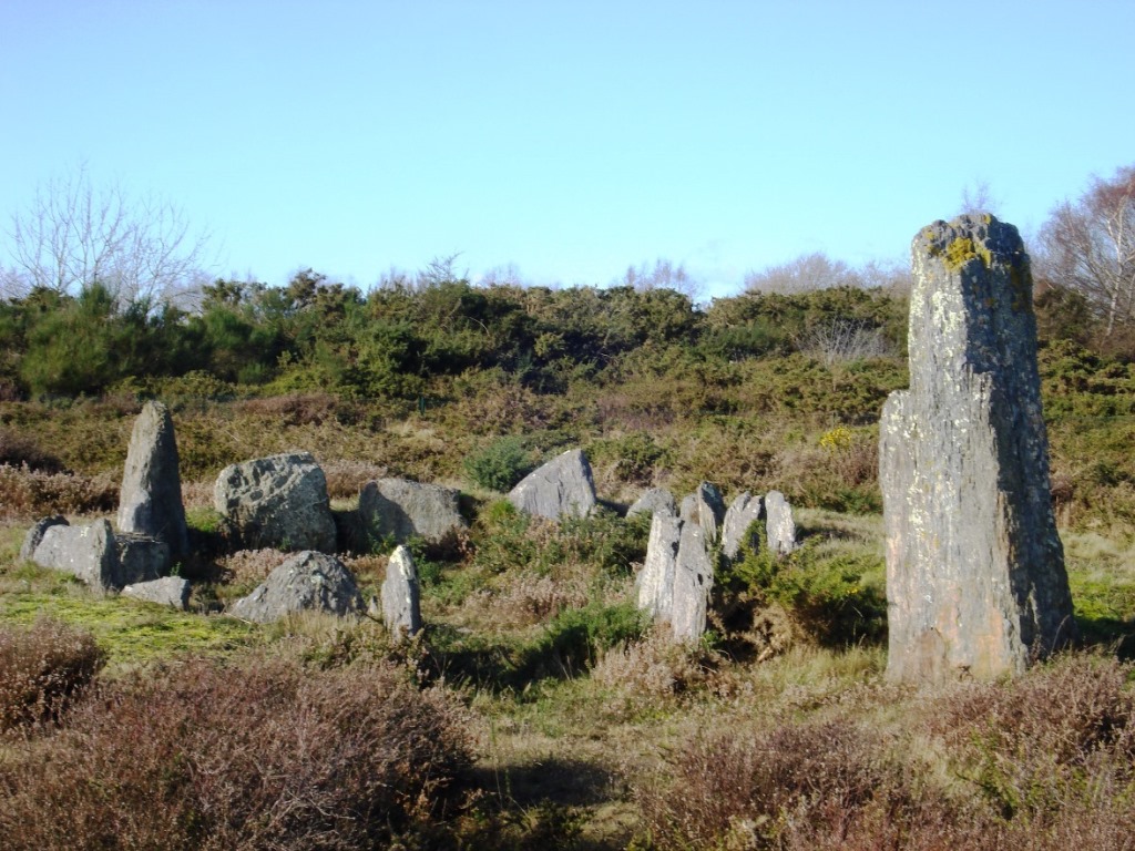Trois dolmens de la croix saint Pierre : dolmen nord - photo CPIE Val de Vilaine