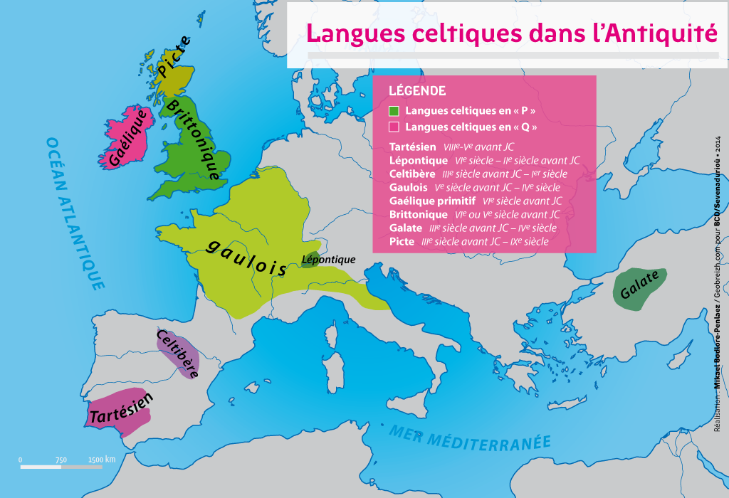 Langues celtiques dans l'Antiquité