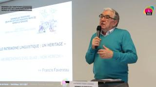 « Le patrimoine linguistique : un héritage » par Francis Favereau